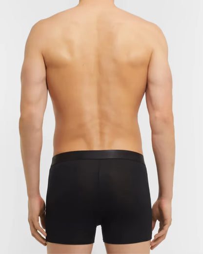 2-PACK PREMIUM BLACK BOXER BRIEF